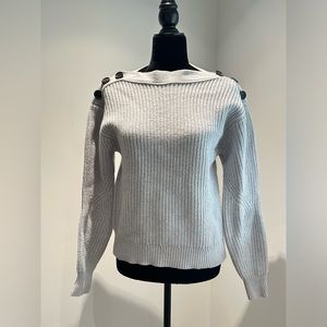 Wilfred Sweater with Shoulder Buttons